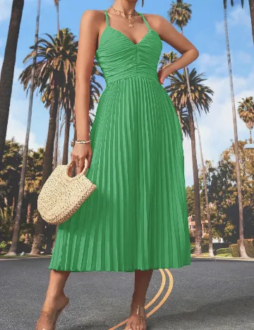 Rochie medie SHEIN, verde