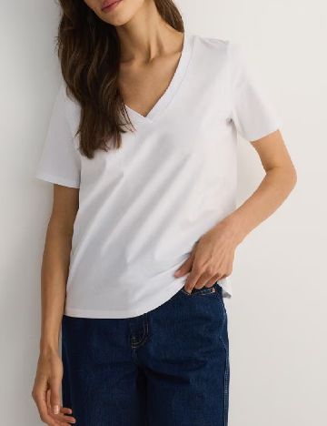 Tricou Reserved, alb