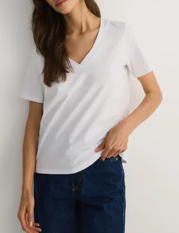 Tricou Reserved, alb