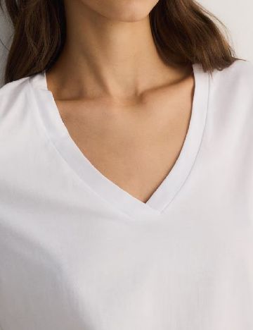 Tricou Reserved, alb