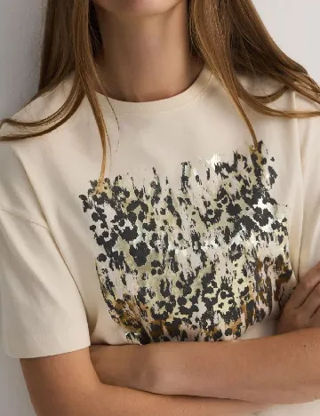 Tricou Reserved, crem