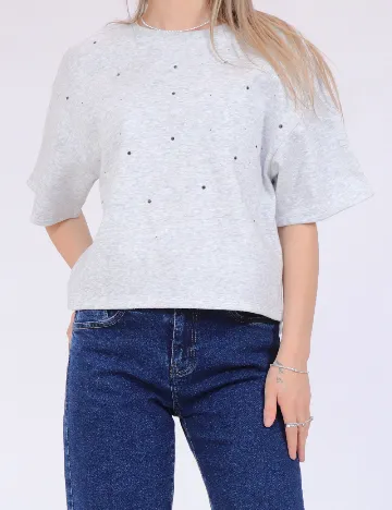 Tricou Only, gri