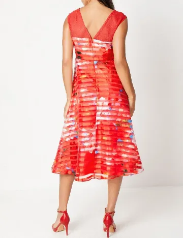 Rochie medie Coast, rosu