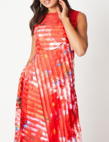 Rochie medie Coast, rosu