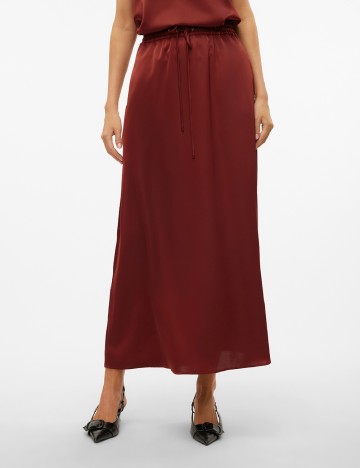 Fusta Vero Moda, caramiziu