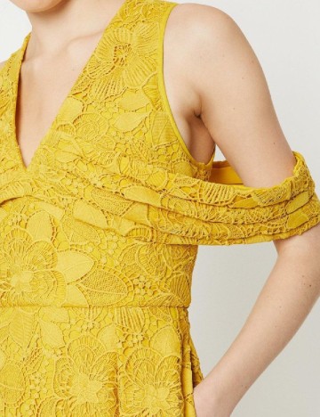 Rochie medie Coast, galben