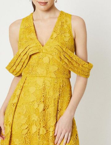 Rochie medie Coast, galben