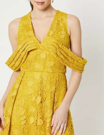 Rochie medie Coast, galben