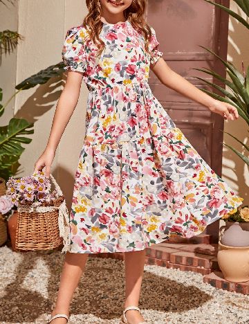 Rochie Shein Kids, floral print
