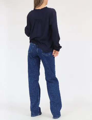 Camasa Pieces, bleumarin