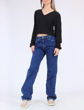 Bluza Pieces, negru