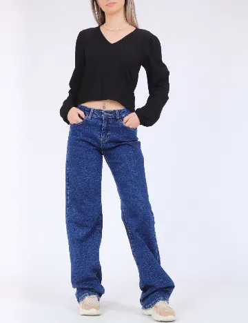 Bluza Pieces, negru