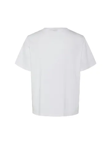 Tricou Pieces, alb