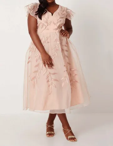 Rochie medie Coast, roz pal