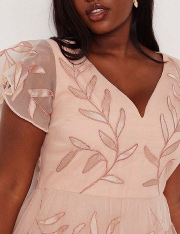 Rochie medie Coast, roz pal