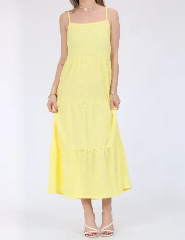 Rochie medie Pieces, galben