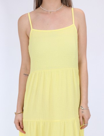 Rochie medie Pieces, galben