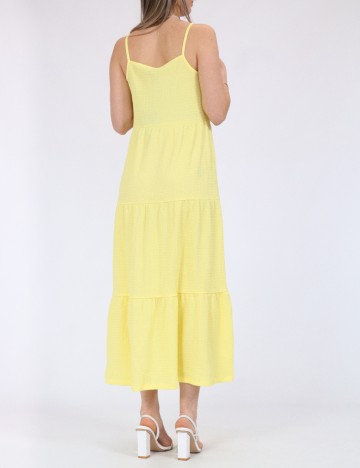 Rochie medie Pieces, galben