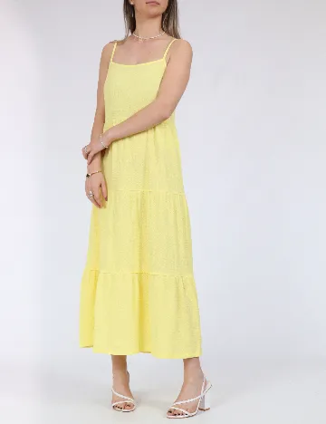 Rochie medie Pieces, galben