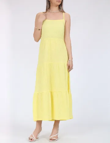Rochie medie Pieces, galben