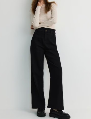 Pantaloni Reserved, negru