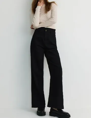 Pantaloni Reserved, negru