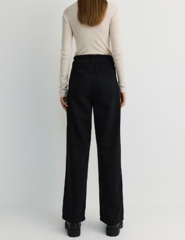 Pantaloni Reserved, negru
