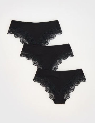 Set chiloti 3 bucati Reserved, negru