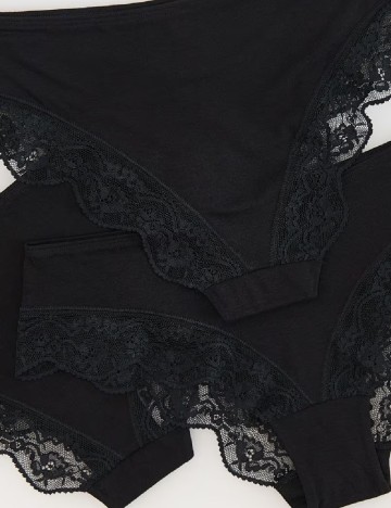 Set chiloti 3 bucati Reserved, negru