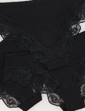 Set chiloti 3 bucati Reserved, negru