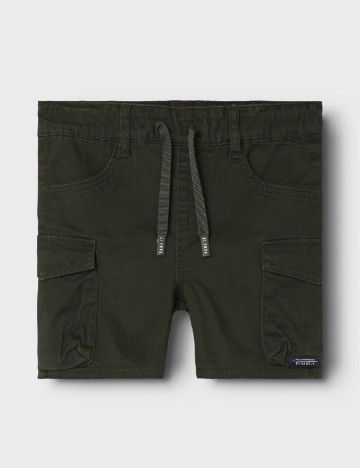 Pantaloni scurti Name It, kaki