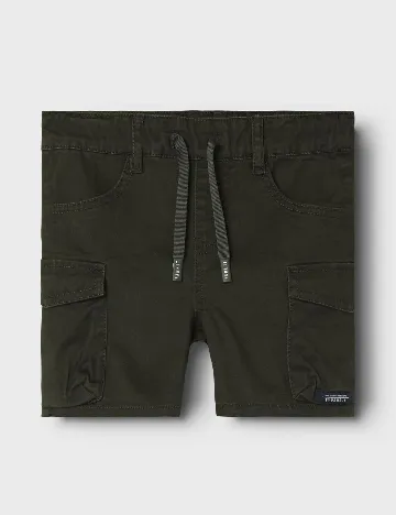 Pantaloni scurti Name It, kaki