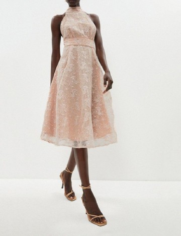 Rochie medie Coast, crem