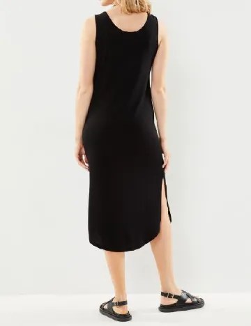 Rochie medie Pieces, negru