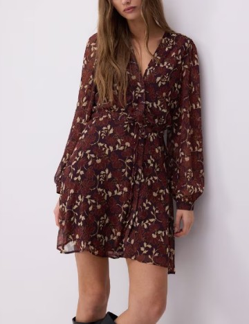 Rochie scurta Reserved, floral print
