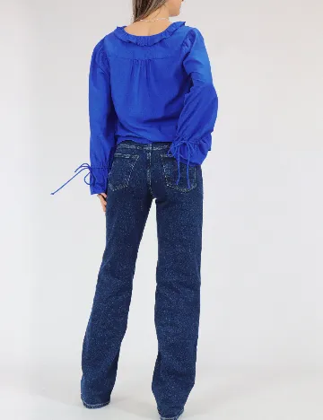 Bluza Pieces, albastru