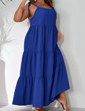 Rochie lunga SHEIN CURVE, albastru