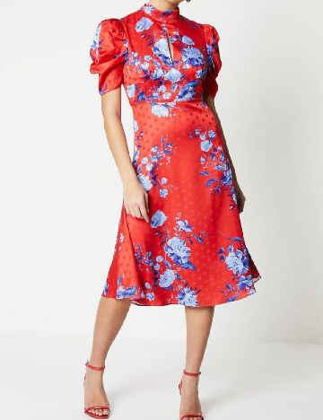 Rochie medie Coast, rosu