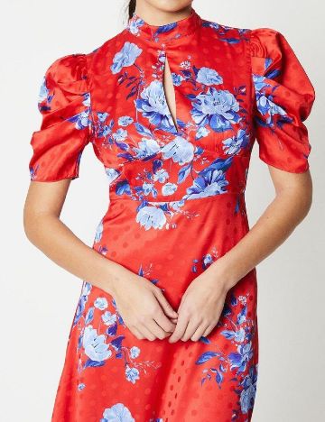 Rochie medie Coast, rosu
