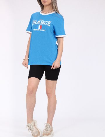 Tricou Only, albastru
