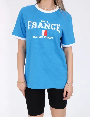 Tricou Only, albastru