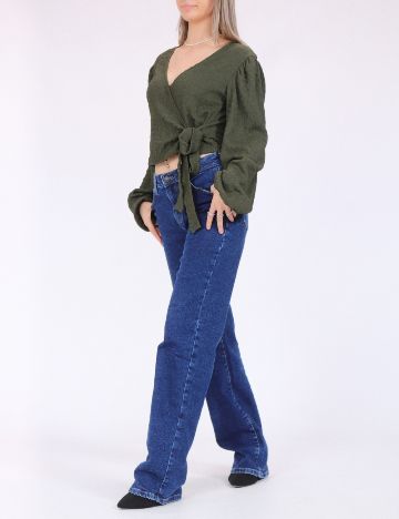 Bluza Pieces, verde