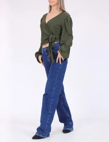 Bluza Pieces, verde