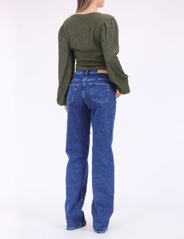 Bluza Pieces, verde