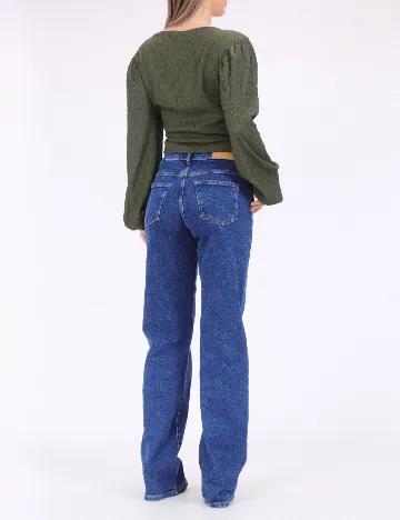 Bluza Pieces, verde