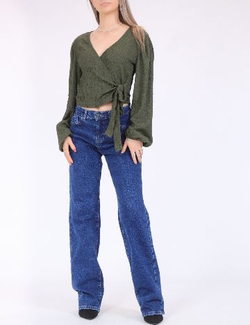 Bluza Pieces, verde