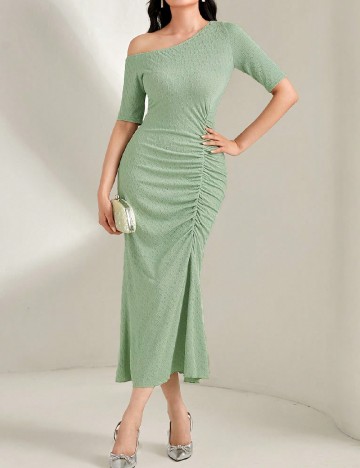 Rochie medie SHEIN, verde