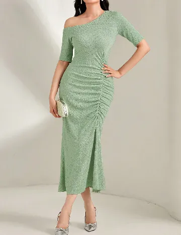 Rochie medie SHEIN, verde