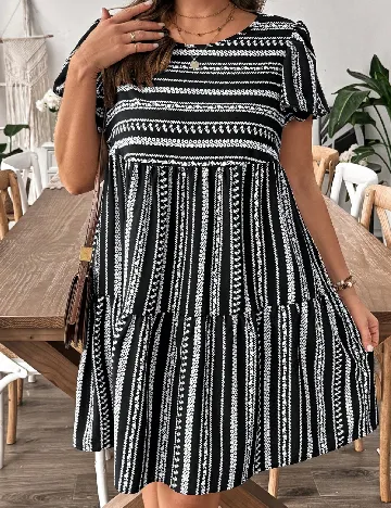 Rochie scurta SHEIN CURVE, negru