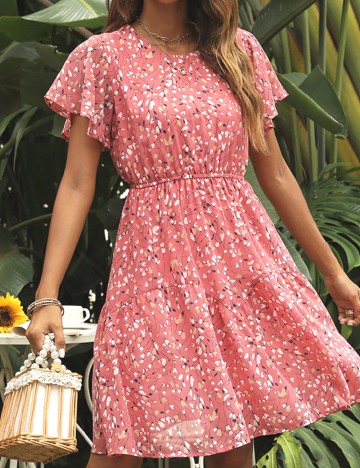 Rochie scurta SHEIN, roz
